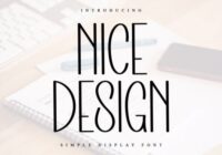 Nice Design Font - Featured Image