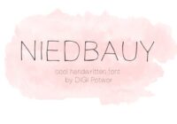 Niedbauy Font - Featured Image
