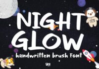 Night Glow Font - Featured Image