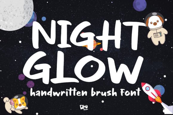 Night Glow Font - Featured Image