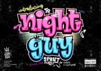 Night Guy Font - Featured Image