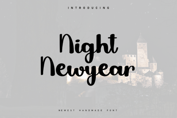 Night Newyear Font - Featured Image