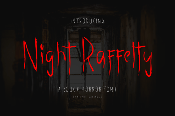 Night Raffelty Font - Featured Image