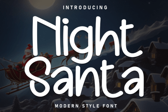 Night Santa Font - Featured Image