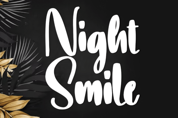 Night Smile Font - Featured Image
