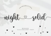 Night Solid Font - Featured Image