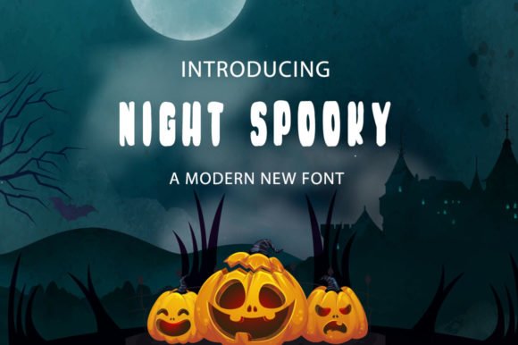 Night Spooky Font - Featured Image