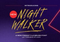 Night Walker Font - Featured Image