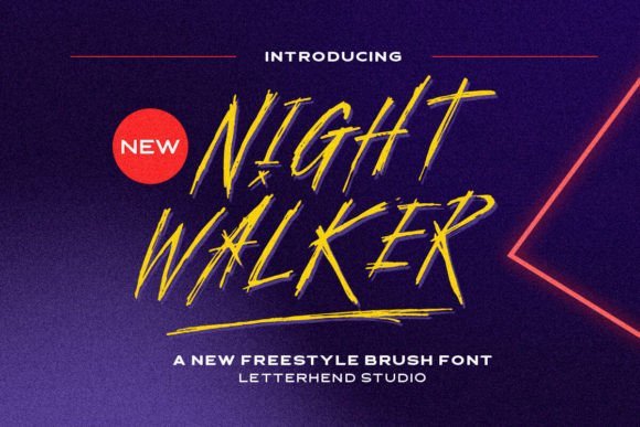 Night Walker Font - Featured Image