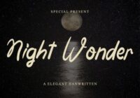 Night Wonder Font - Featured Image