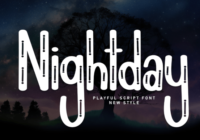 Nightday Font - Featured Image