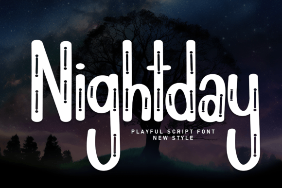 Nightday Font - Featured Image