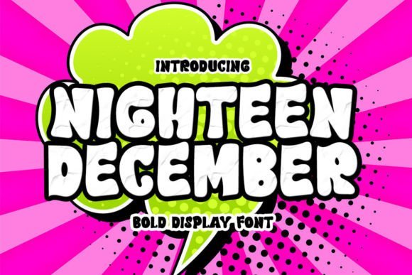 Nighteen December Font - Featured Image
