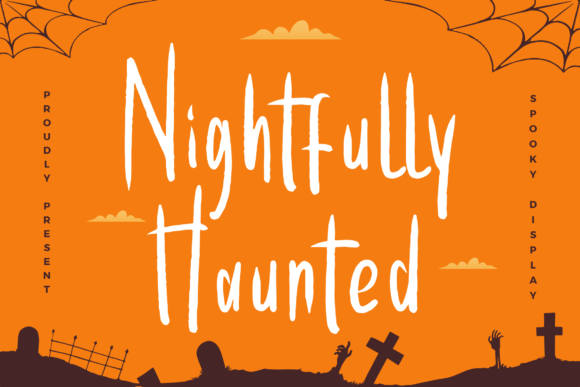 Nightfully Haunted Font - Featured Image