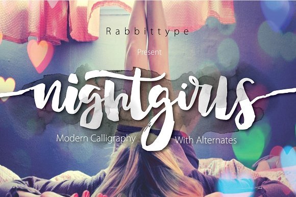 Nightgirls Font - Featured Image