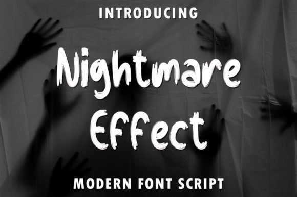 Nightmare Effect Font - Featured Image