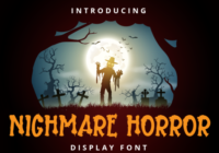 Nightmare Horror Font - Featured Image