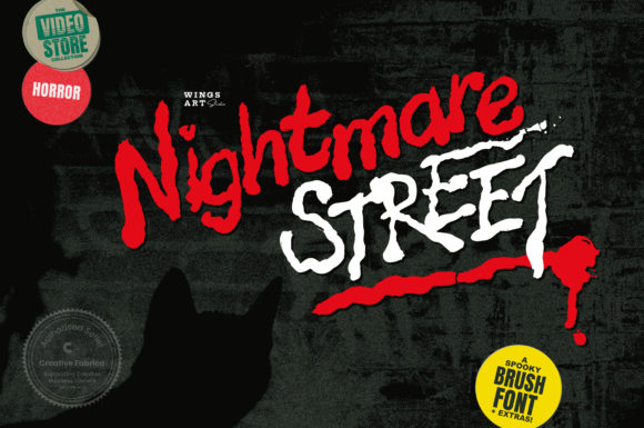 Nightmare Street Font - Featured Image