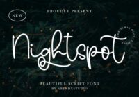 Nightspot Font - Featured Image