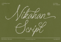 Nikahan Script Font - Featured Image