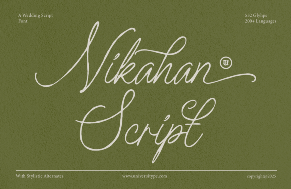 Nikahan Script Font - Featured Image