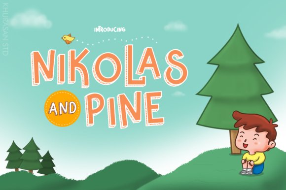 Nikolas and Pine Font - Featured Image