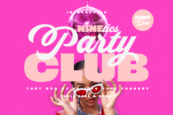 Nineties Party Club Font - Featured Image