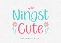 Ningst Cute Font - Featured Image