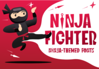 Ninja Fighter Font - Featured Image