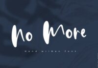 No More Font - Featured Image