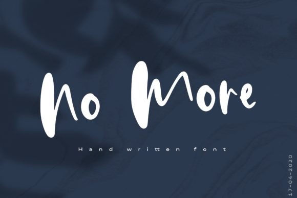 No More Font - Featured Image