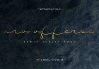 No Offense Font - Featured Image
