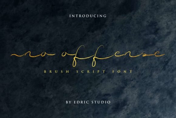 No Offense Font - Featured Image
