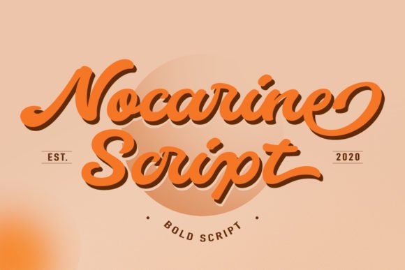Nocarine Script Font - Featured Image