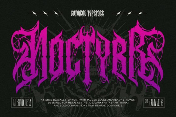 Noctyrr Font - Featured Image