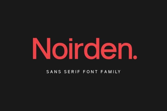 Noirden Font - Featured Image