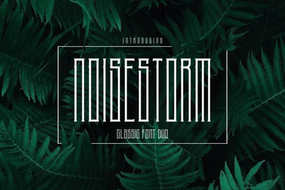 NoiseStorm Font - Featured Image