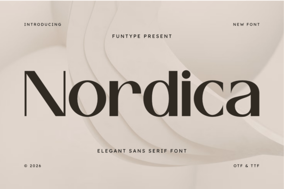 Nordica Font - Featured Image