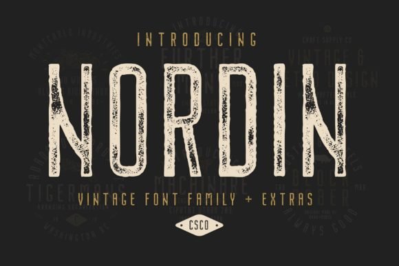 Nordin Family Font - Featured Image