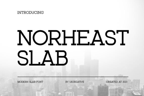 Norheast Slab Font - Featured Image