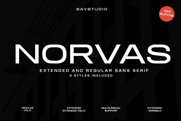 Norvas Font - Featured Image