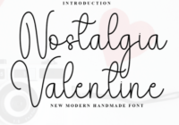 Nostalgia Valentine Font - Featured Image