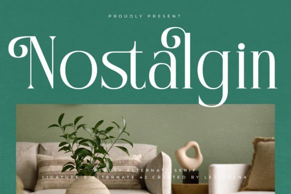Nostalgin Font - Featured Image