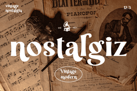 Nostalgiz Font - Featured Image