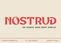 Nostrud Font - Featured Image