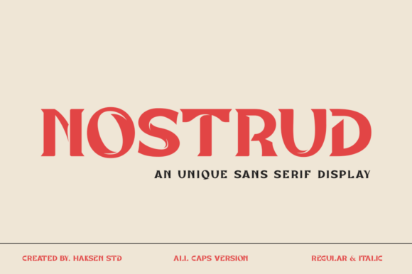 Nostrud Font - Featured Image