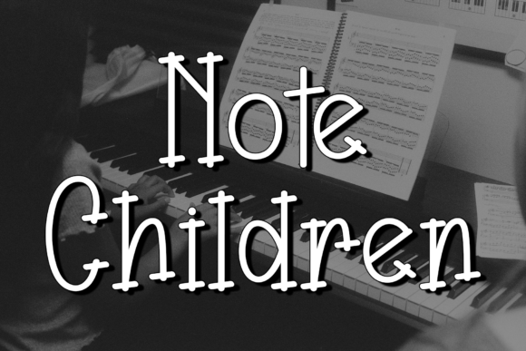 Note Children Font - Featured Image