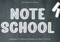 Note School Font - Featured Image