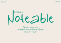 Noteable Font - Featured Image