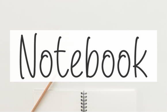 Notebook Font - Featured Image